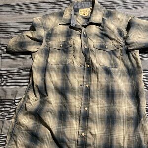 Red Head Brand Co. Men's Plaid Short Sleeve Button Down Shirt Size Medium